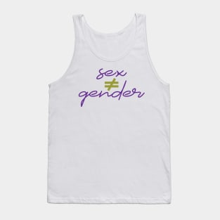 Sex isn't gender Tank Top